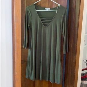 Socialite 3/4 length sleeve dress